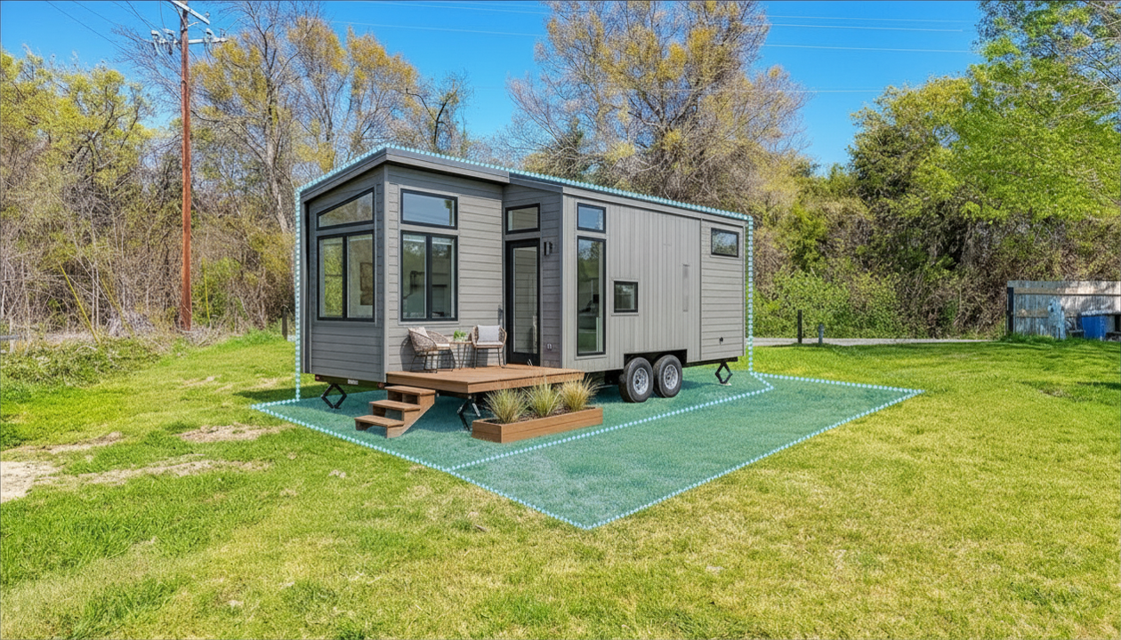Gated lake Community Lot in Texas - Tiny Home on Wheels Welcome