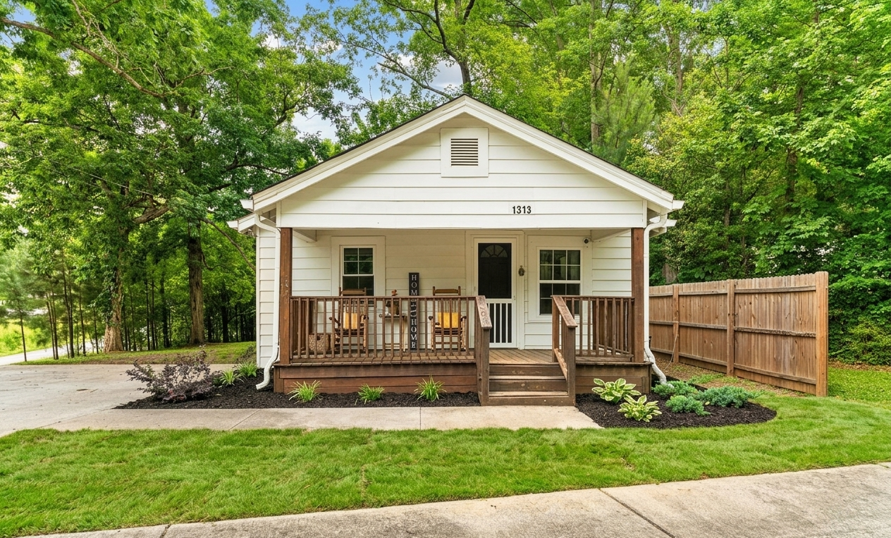 3-Bed Move-In Ready Cottage + Fenced Lot in Georgia - $195,000