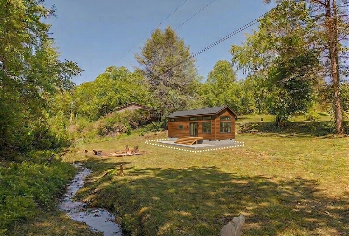 Turn-key 2-Acre Lot on Unrestricted mountain with Creek in North Carolina