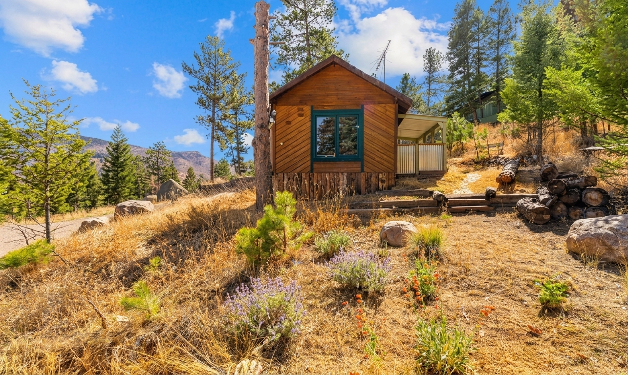 Tiny Mountain Cabin with Views &amp; Character in Colorado - $189,000