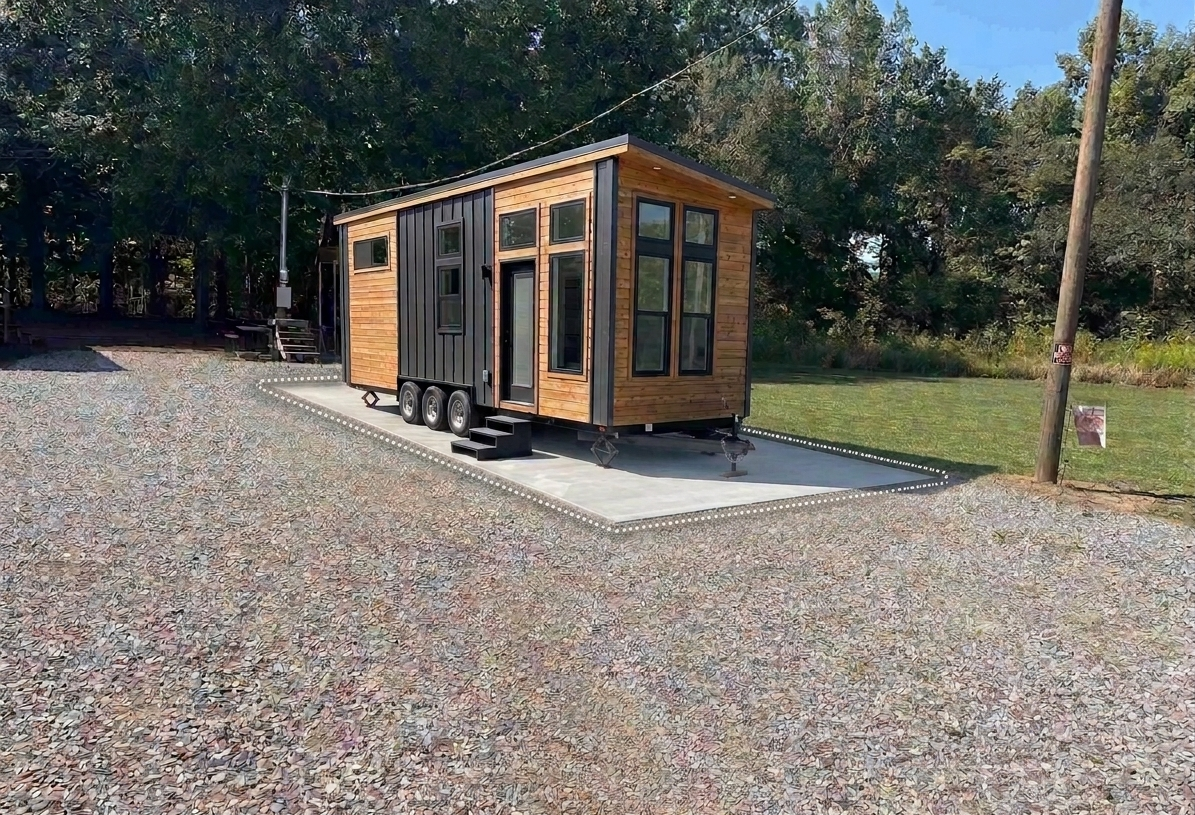 Creekfront Tiny Home RV lot with Power in Tennessee