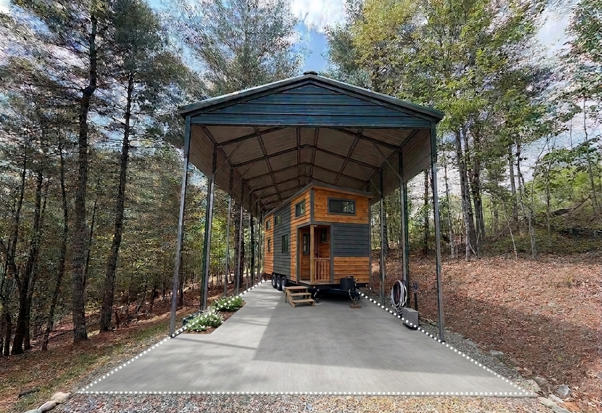 Mountain Tiny Home Land with Septic + Power in North Carolina