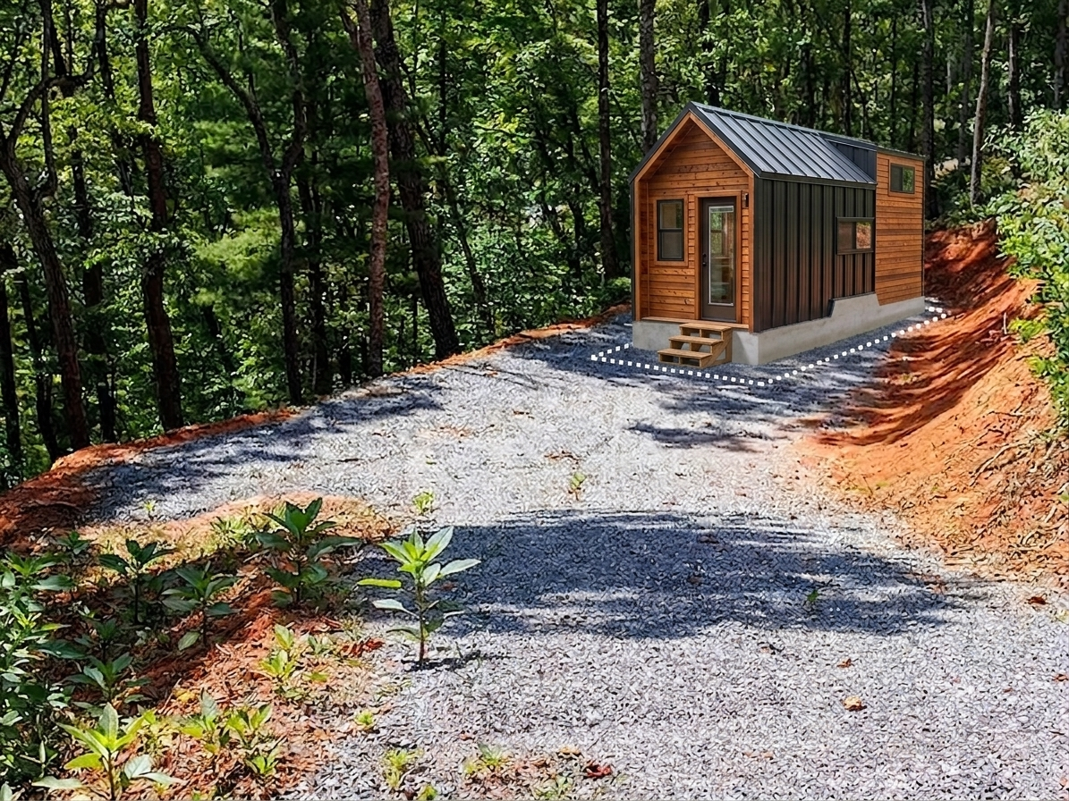North Carolina land + Utilities ready for a TINY house