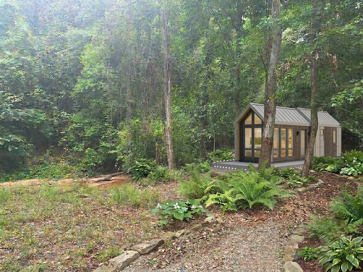half-acre CREEKFRONT lot in Georgia for your tiny home
