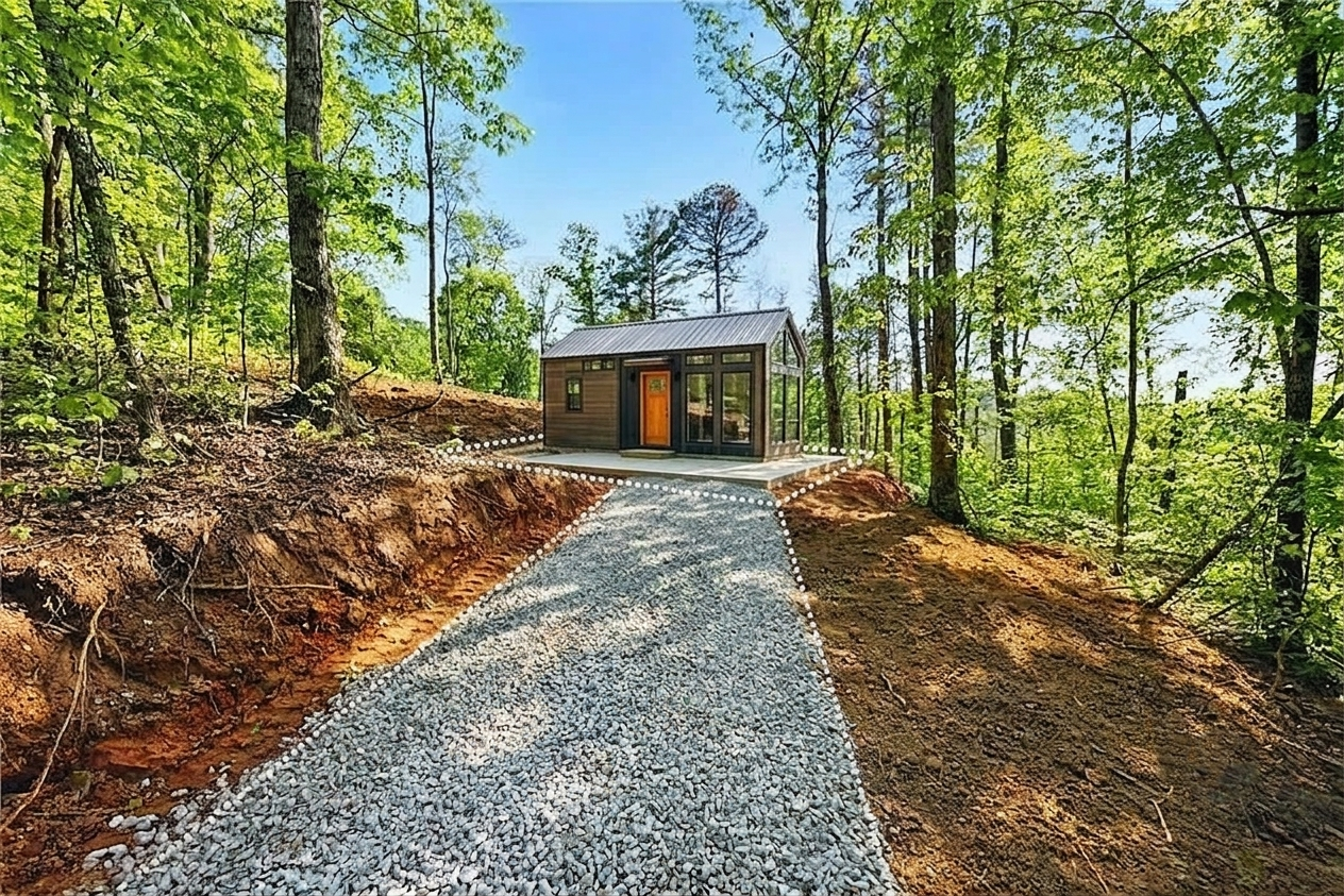 2.5-acre Tiny Home lot with creek frontage in Georgia