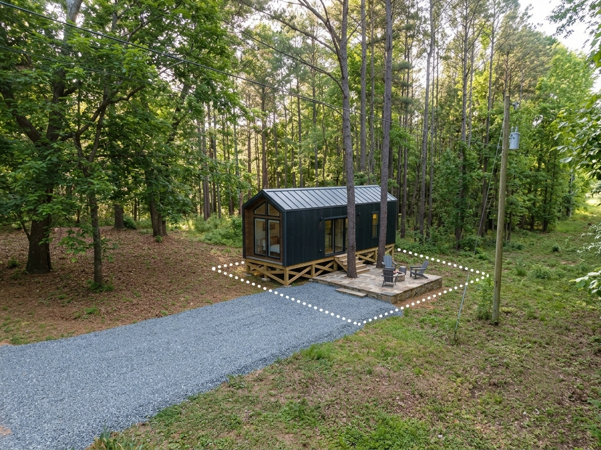 4-Acre Tiny home Lot with Septic, Utilities in Alabama