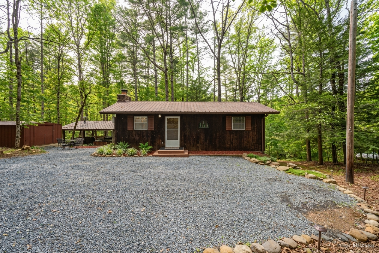 Mountain Tiny Home with Creek Access in Georgia - $199,999