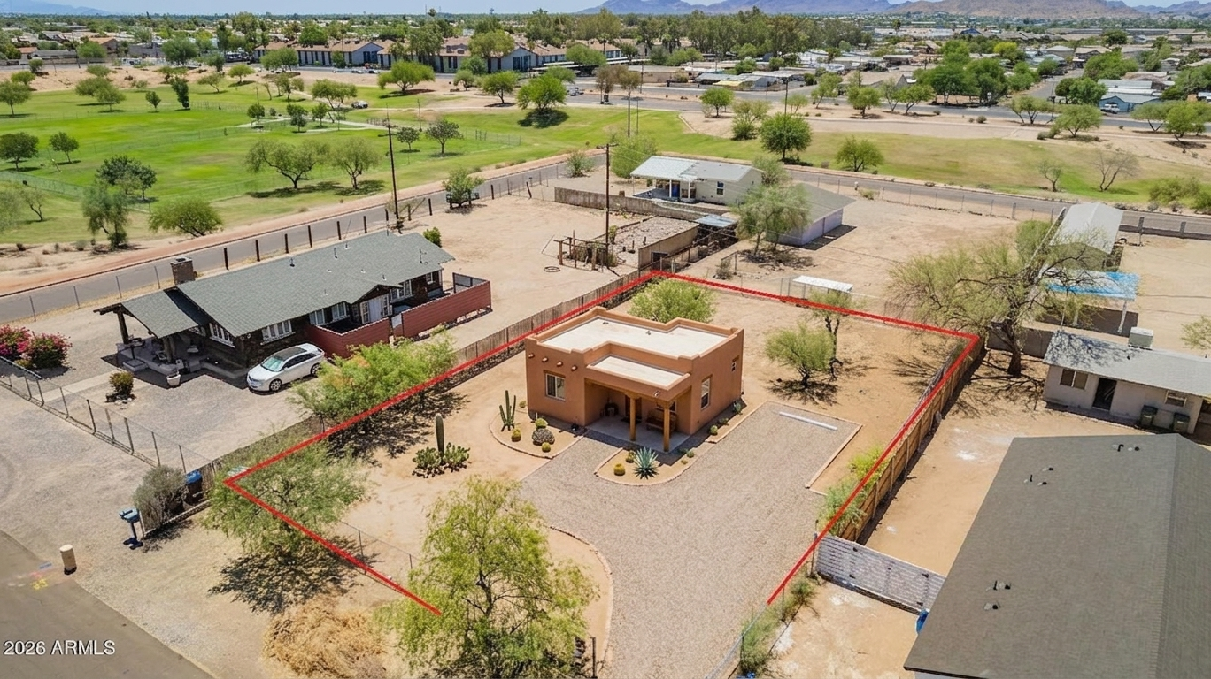 North Phoenix tiny home friendly lot with NO HOA