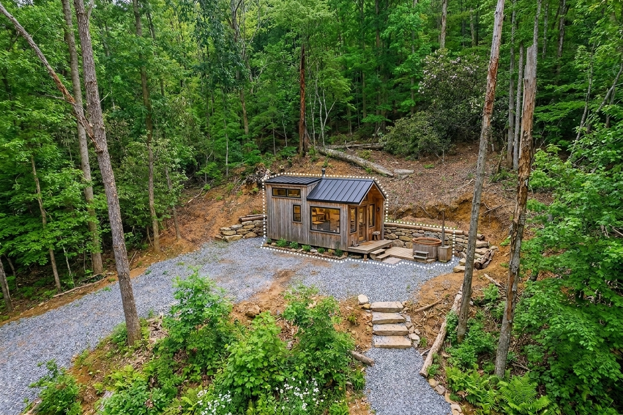 2-Acre tiny home friendly land + septic &amp; creeks in Georgia