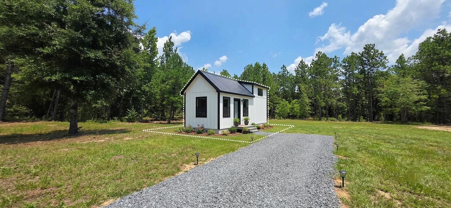 3 Acres of TINY HOME Land with Power &amp; fiber internet - Alabama