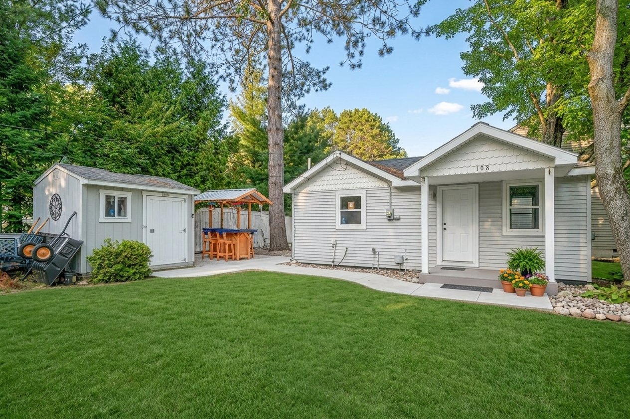 Turnkey Michigan Tiny Home With Lake Access - $132,000