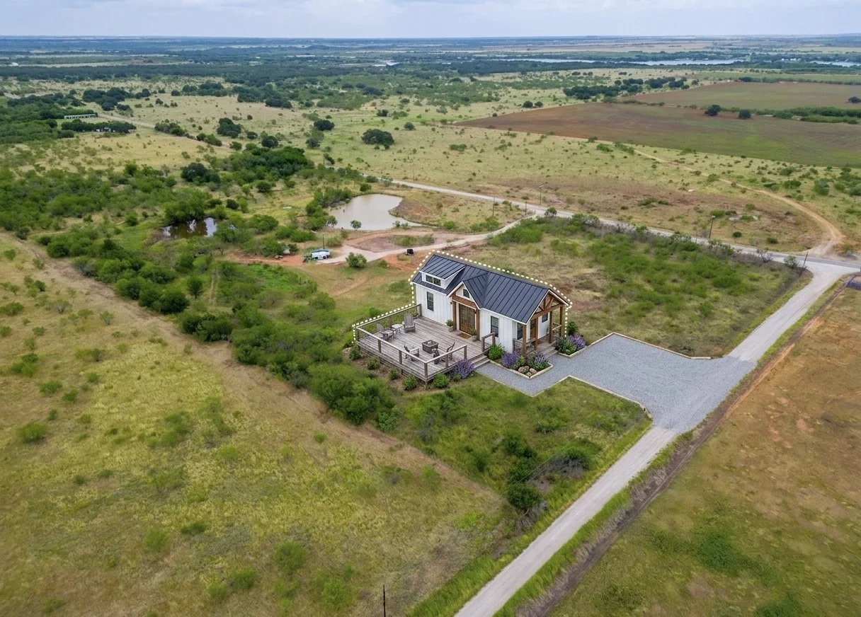 6-acre tiny home friendly land in Texas with power