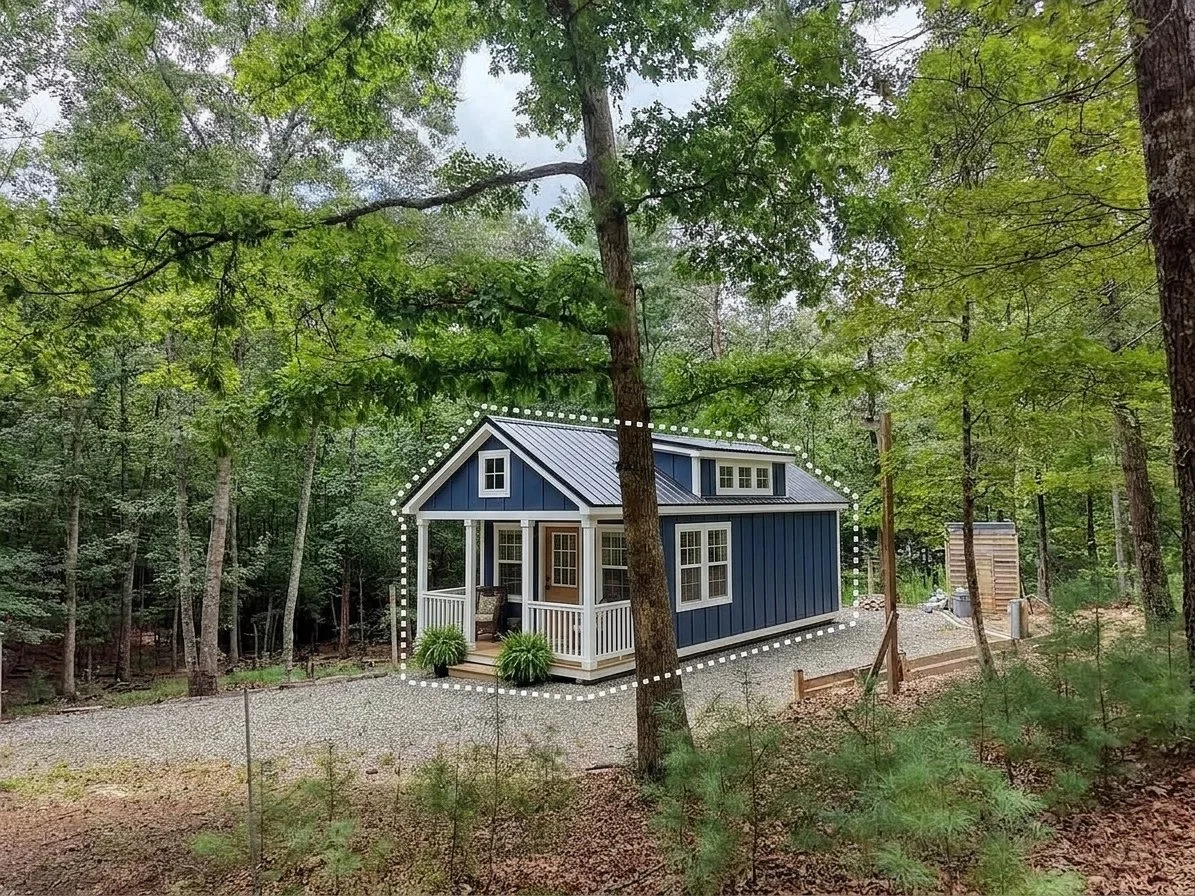 1-acre tiny home Georgia land with mountain views + RV Hookups
