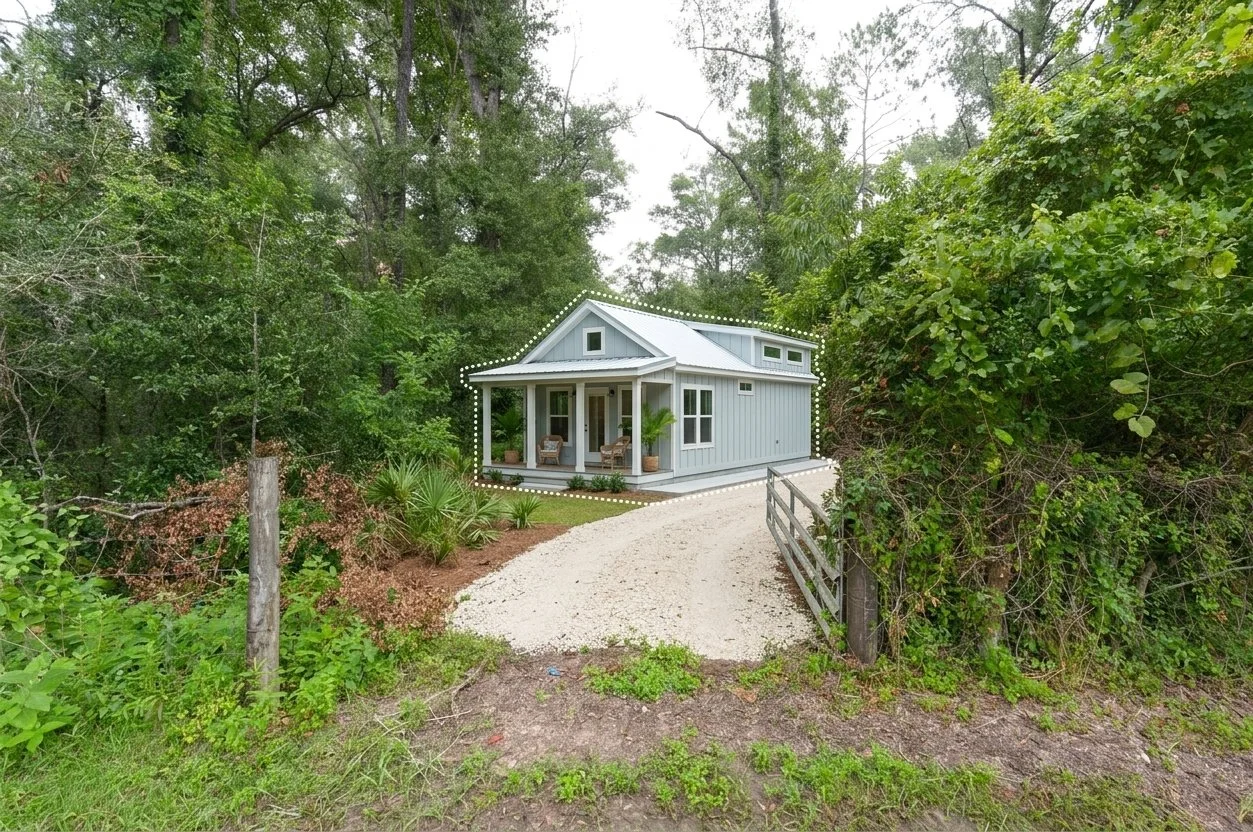 tiny home friendly land with 2+ fenced acres in Florida