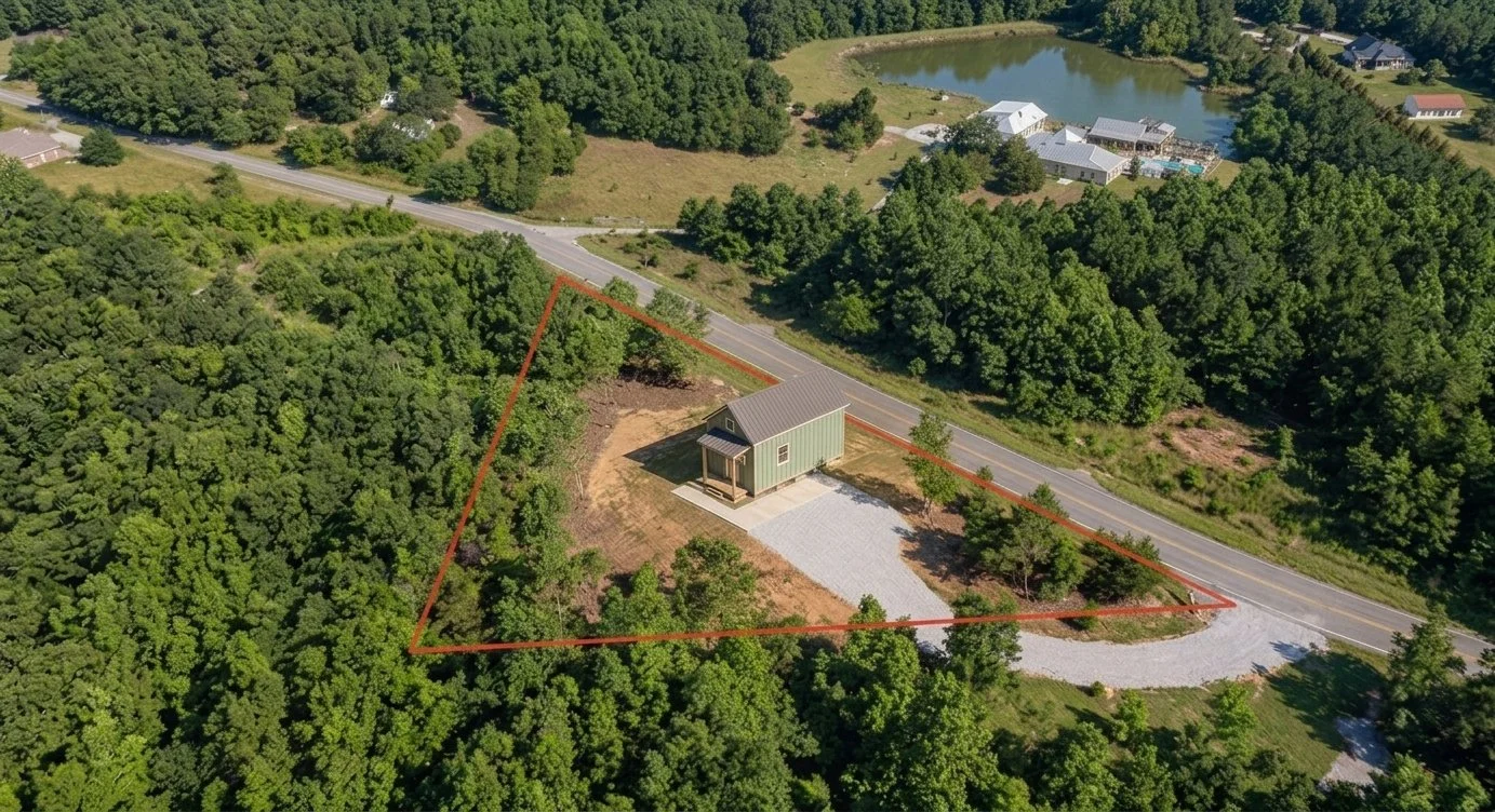 tiny home friendly 1-acre land with 2 wells in Georgia