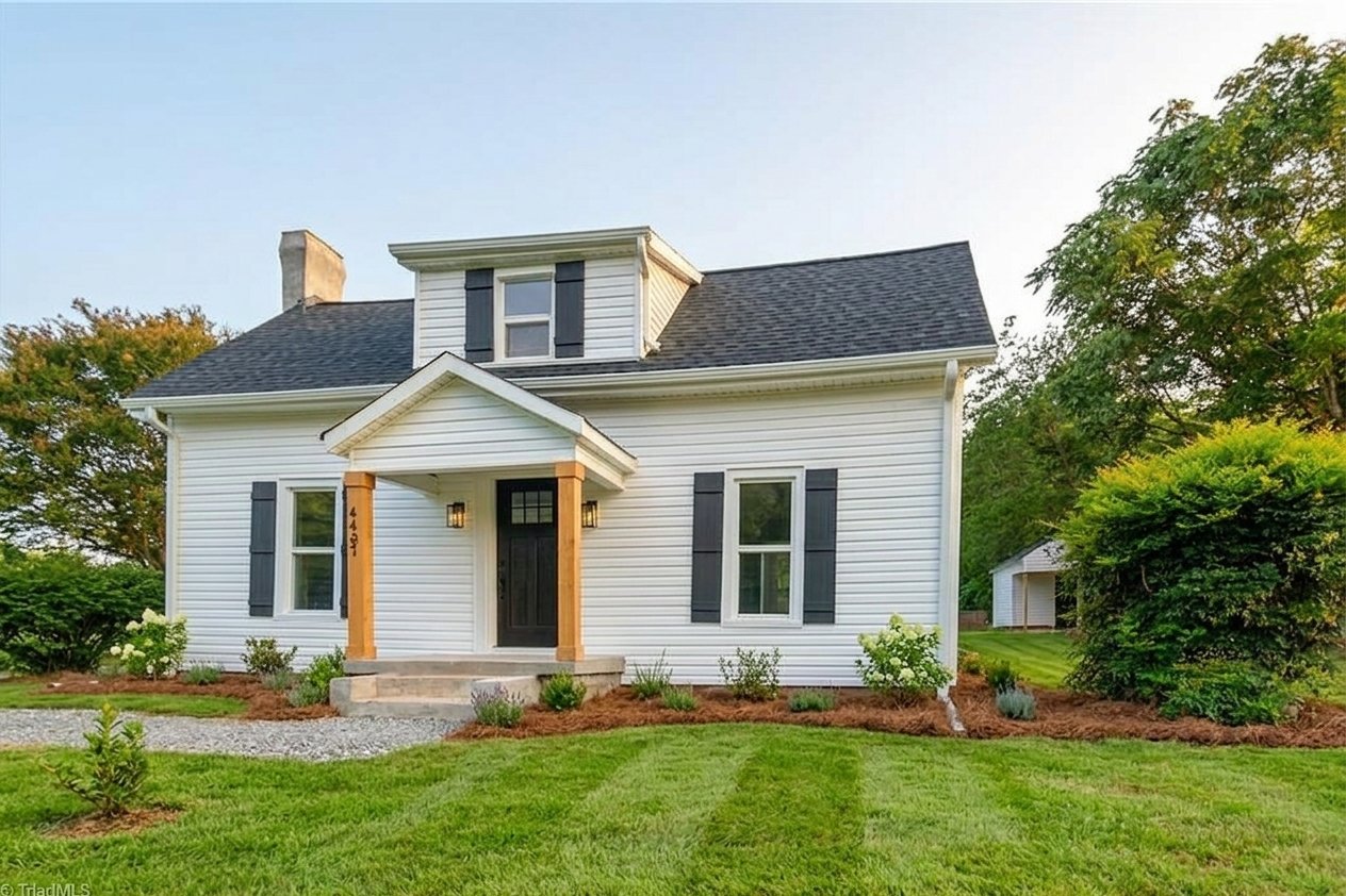 North Carolina Farmhouse with Fireplace on Nearly 1 Acre - $199,000