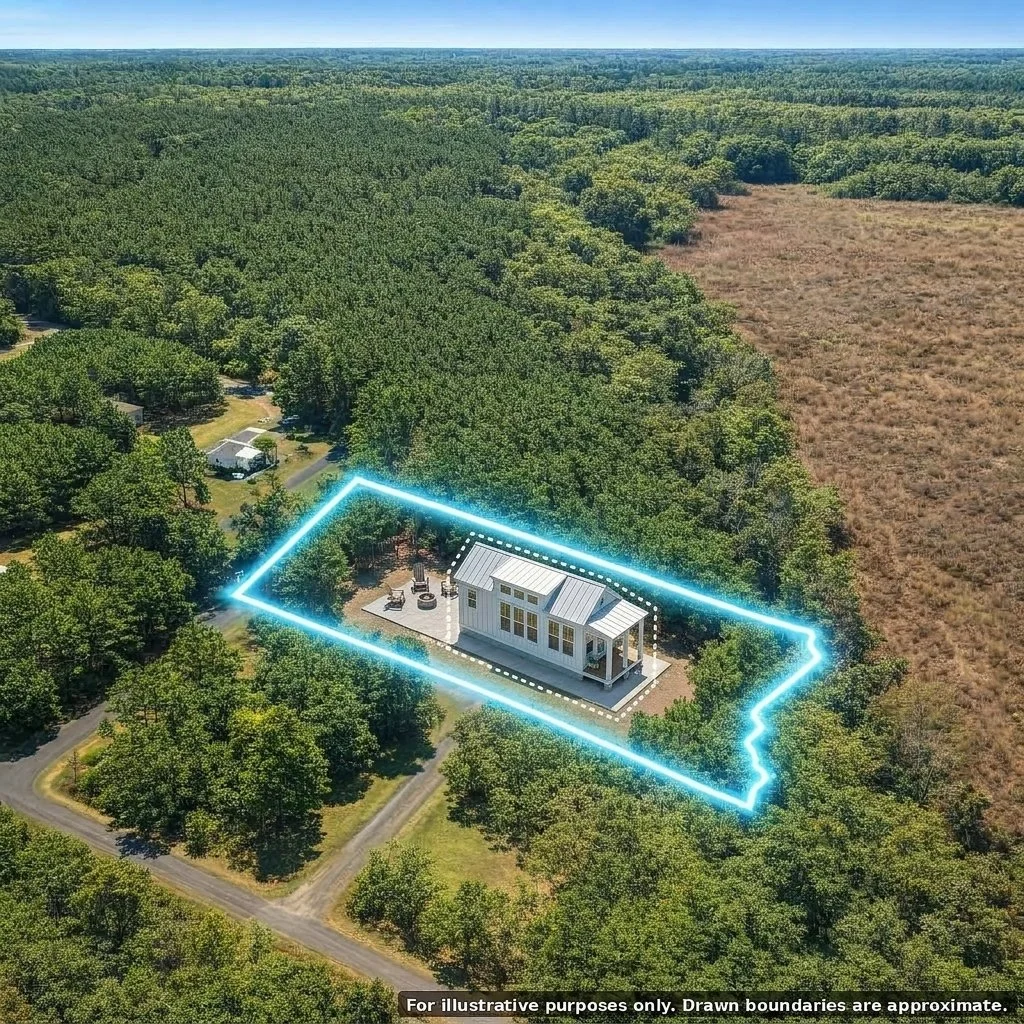 Unrestricted 4-acre Georgia TINY HOME land bordering forestry