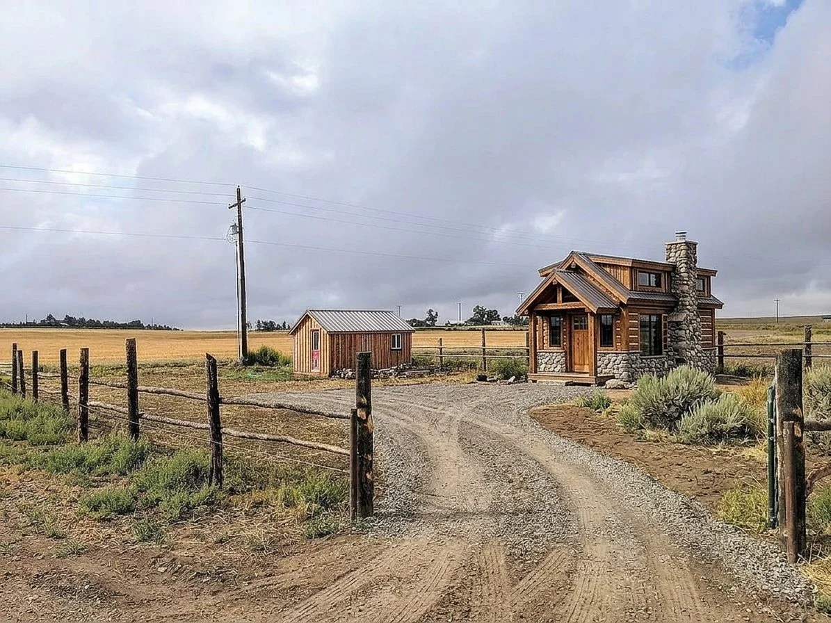 MonTana tiny home friendly land with electric + Dry Cabin