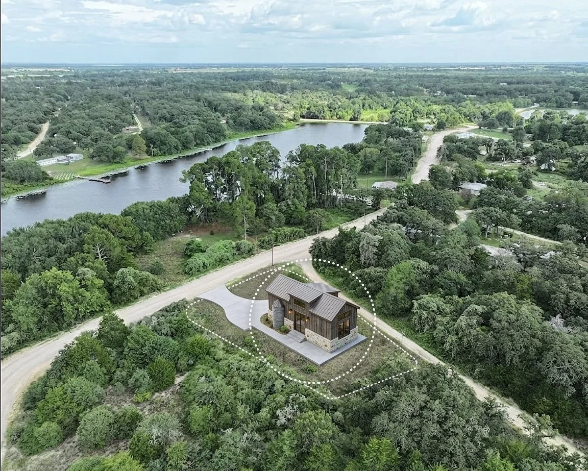 Cleared 0.59-acre land for TINY HOME + Lake Views in Texas