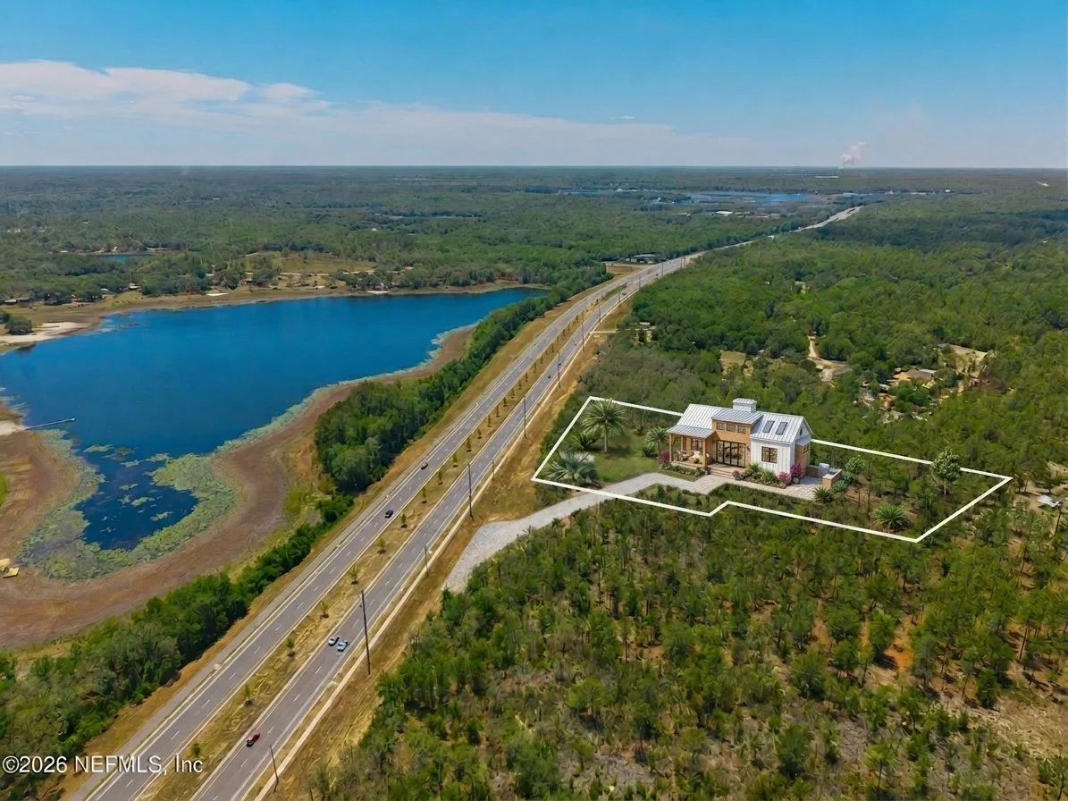 4-acres of Florida LAKEFRONT land for TINY HOME