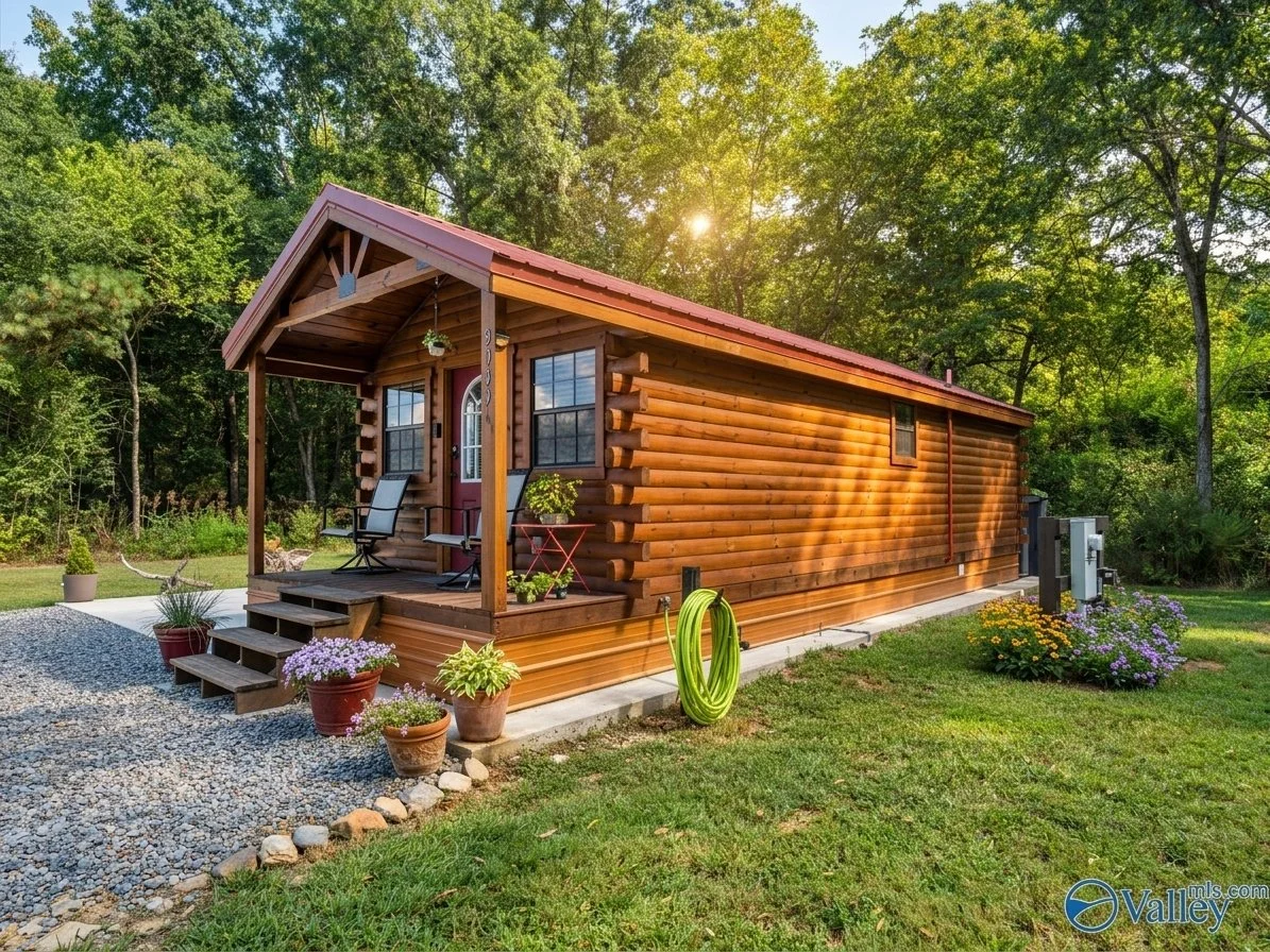 $175,000 - Alabama tiny cabin + 4 acres
