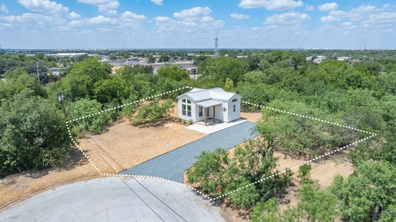 Texas: Tiny Home Land + Utilities 