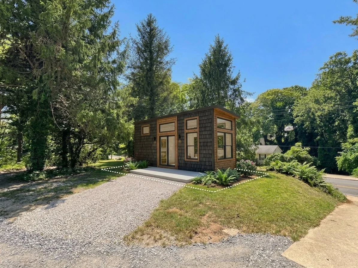 North Carolina: Asheville tiny home land + Utilities