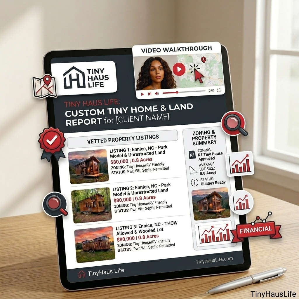 Custom Tiny Home Property Report