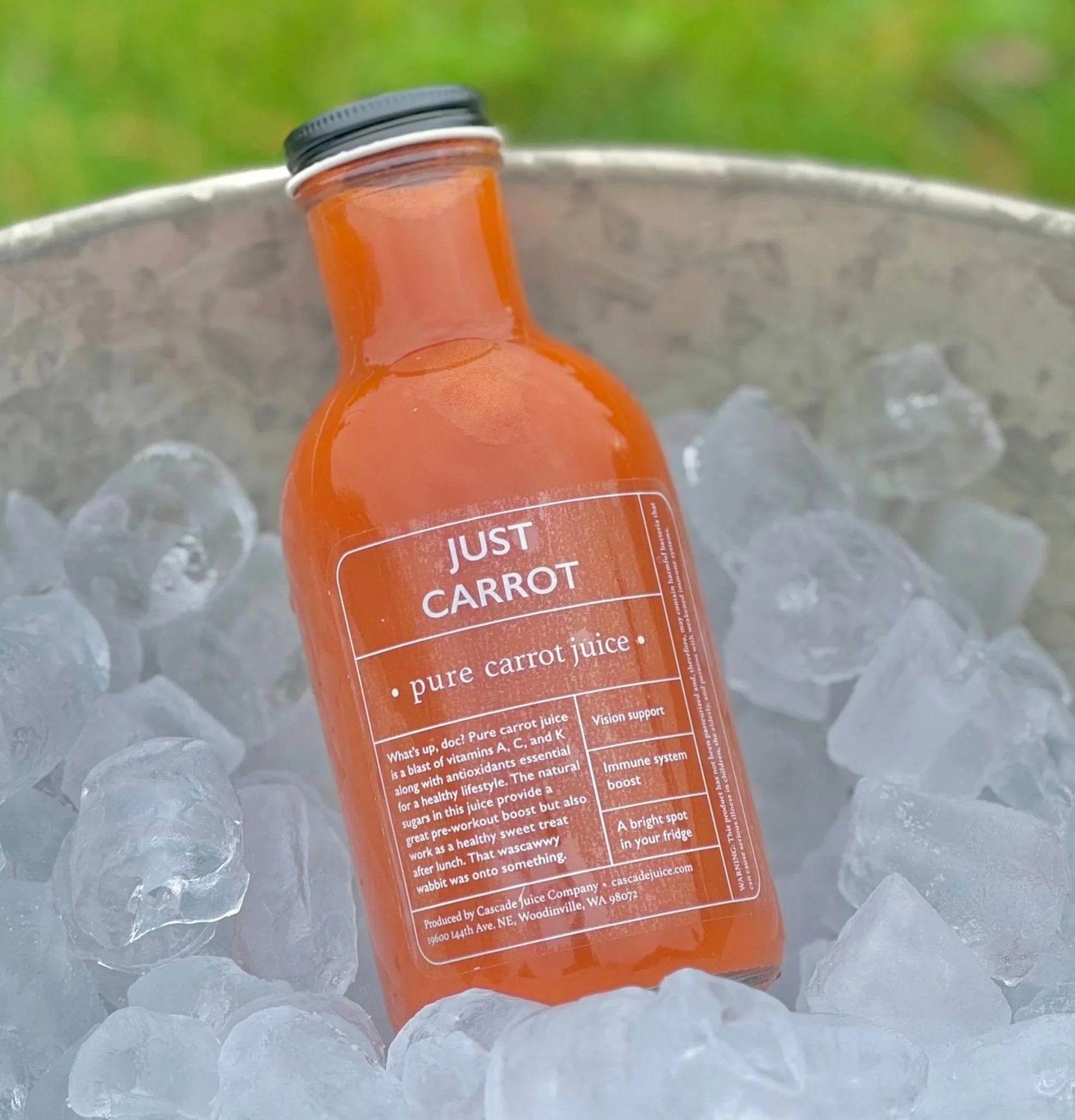 just carrot - 72 oz. growler