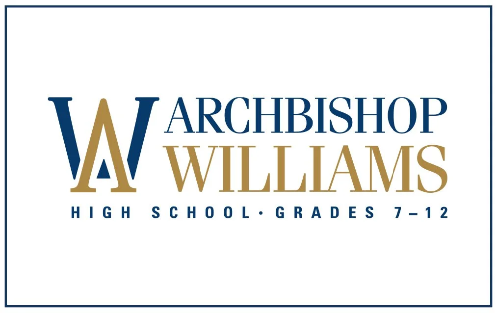 Logo for Archbishop Williams High School, grades 7-12.