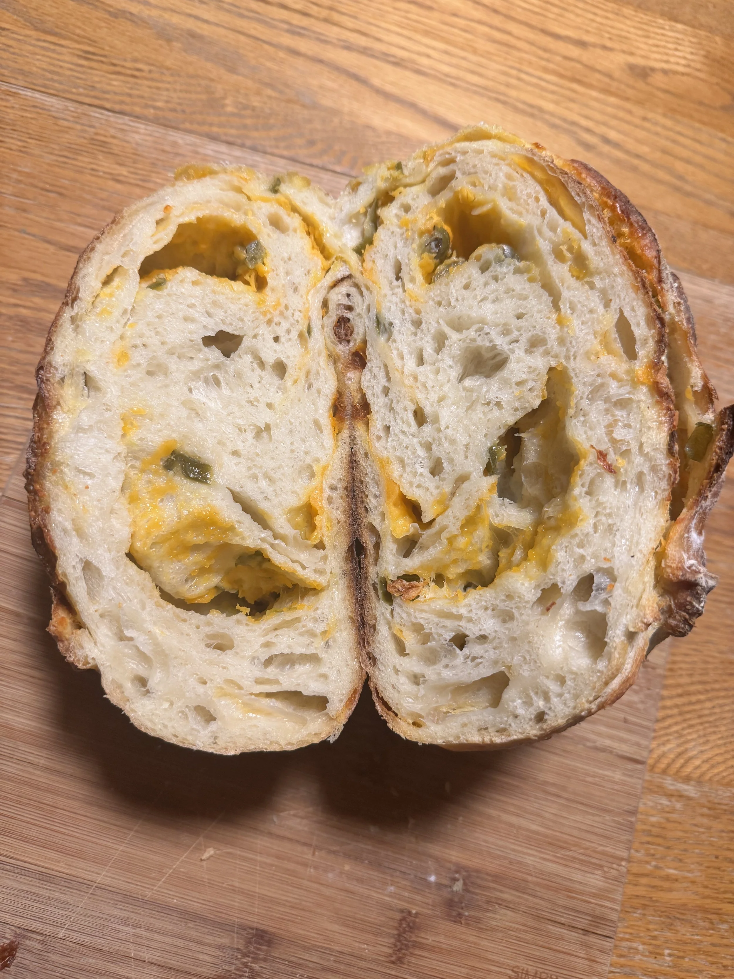 Jalapeño cheddar loaf