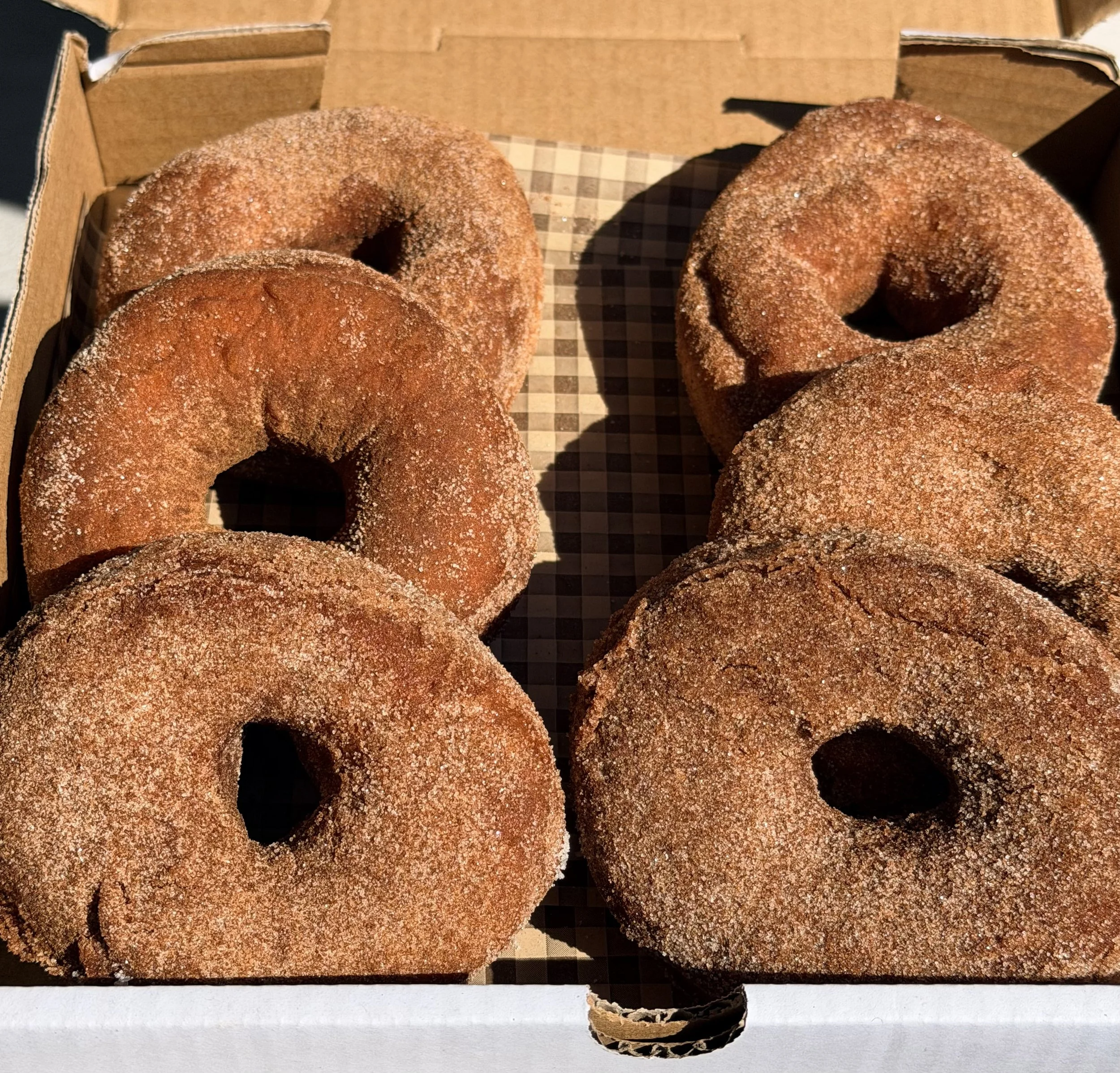 Cinnamon sugar brioche donuts- 1/2 dozen
