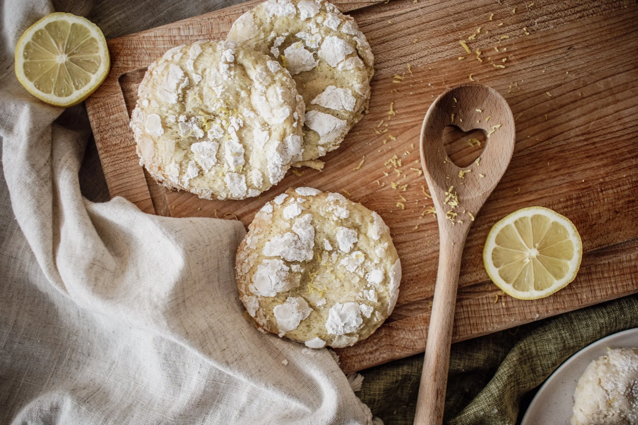 Sourdough lemon crinkle - 1 dozen Ouncers