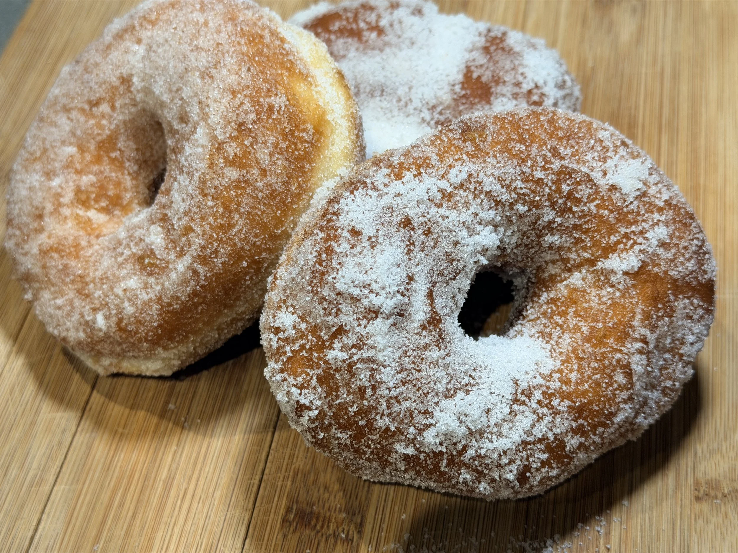 Sugar coated brioche donuts - 1/2 dozen