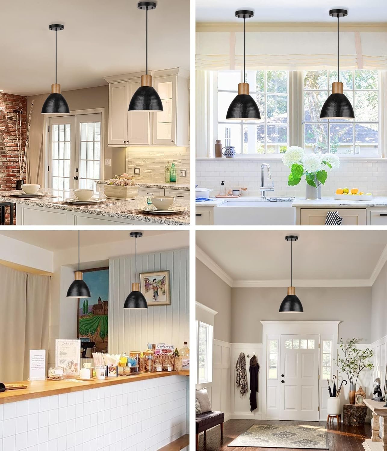 Kitchen Island Pendant Black