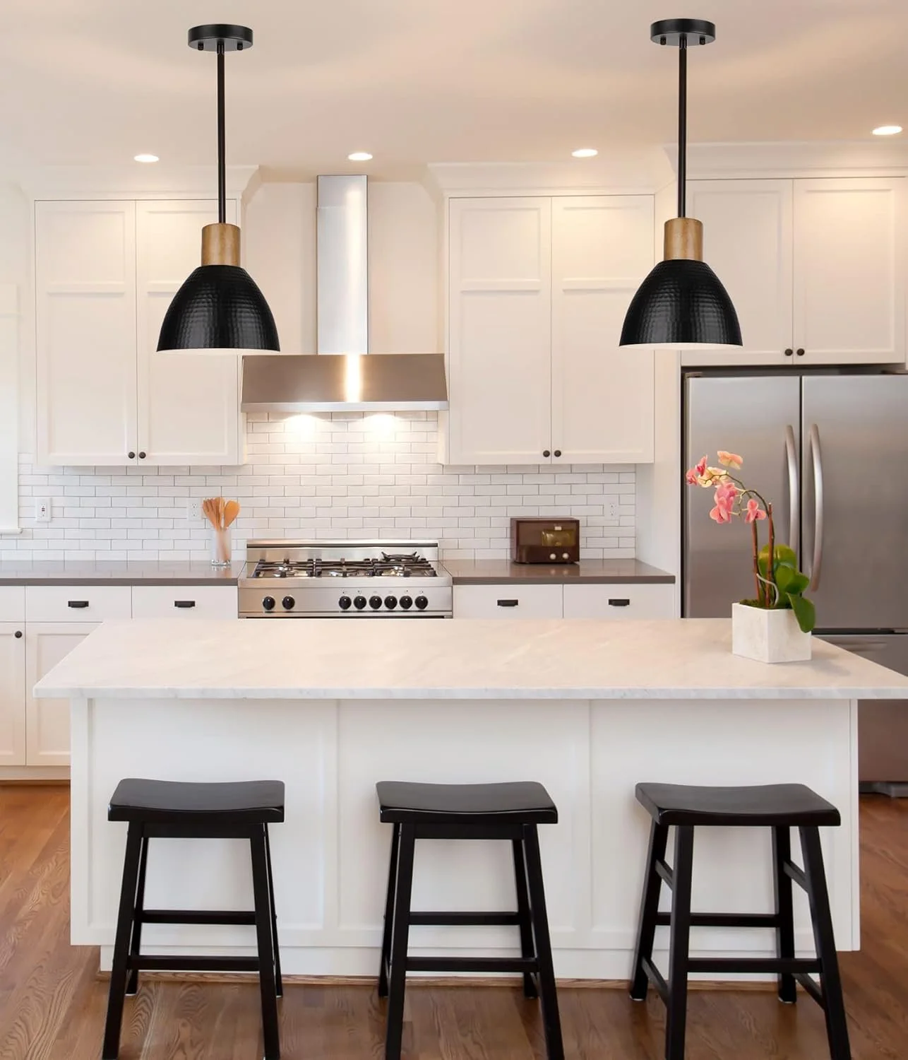 Hammered Metal Pendant Light