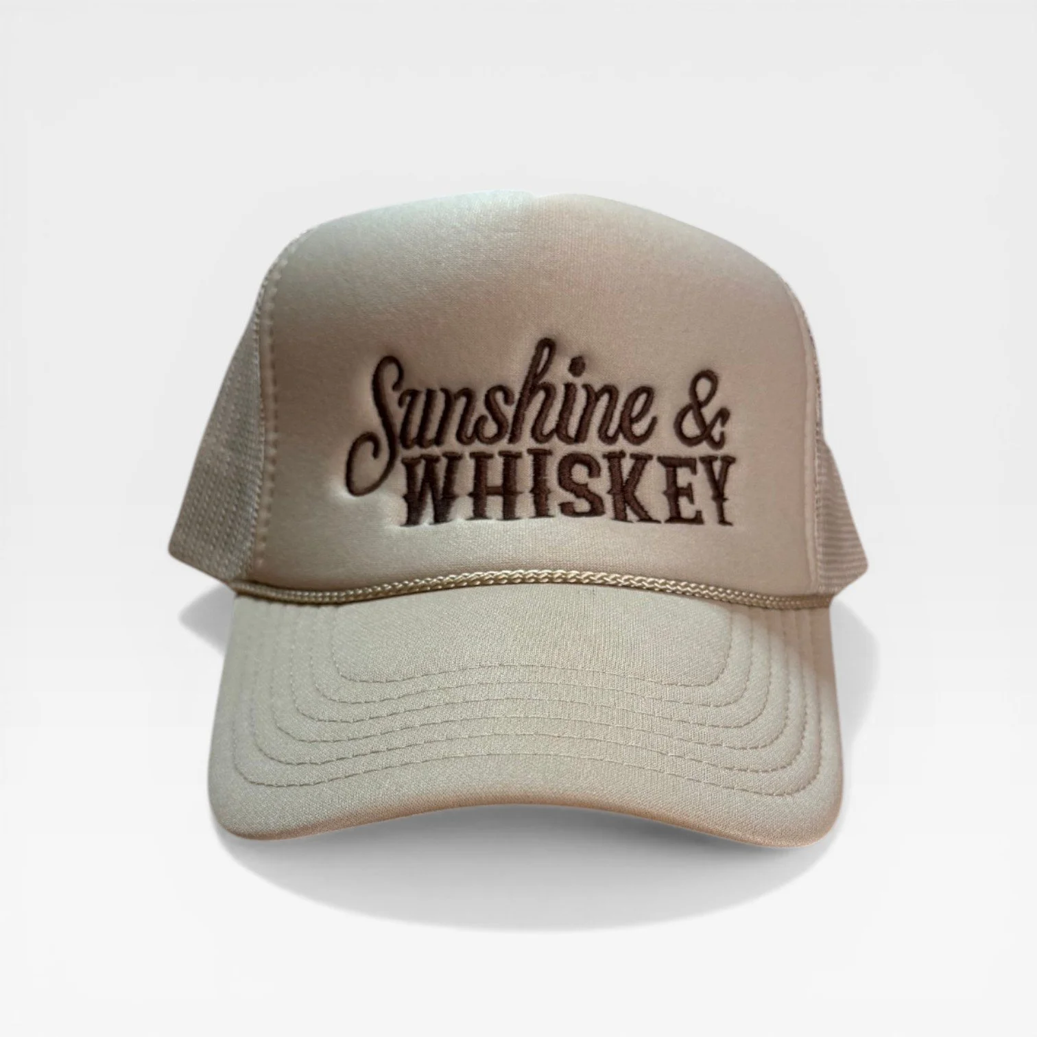 Sunshine & Whiskey Trucker Hat
