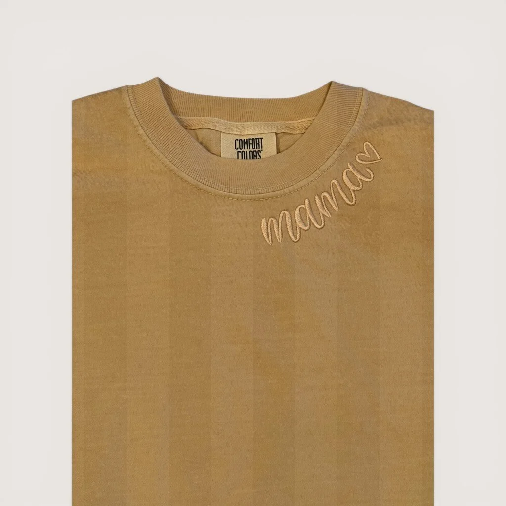 Mama Embroidered Tee