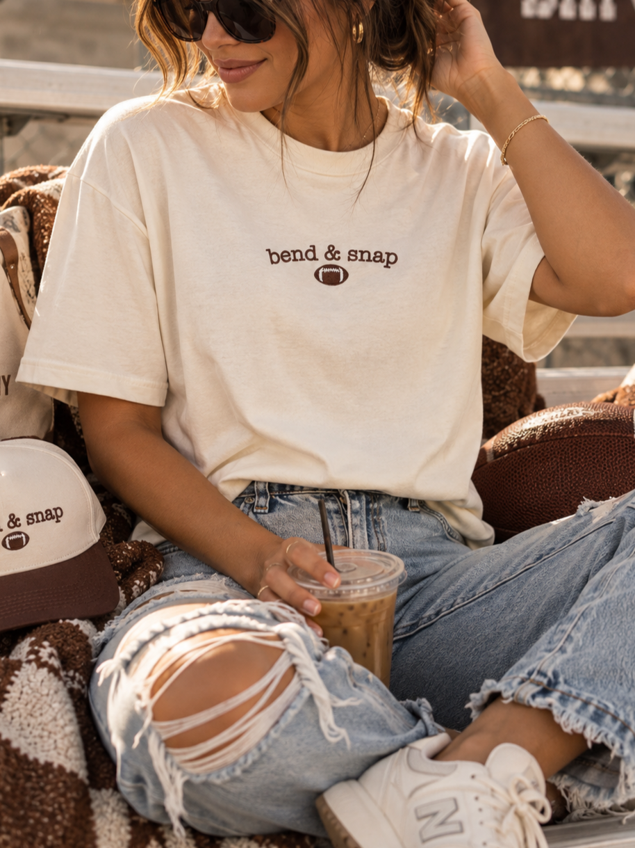 Bend & Snap Embroidered Tee