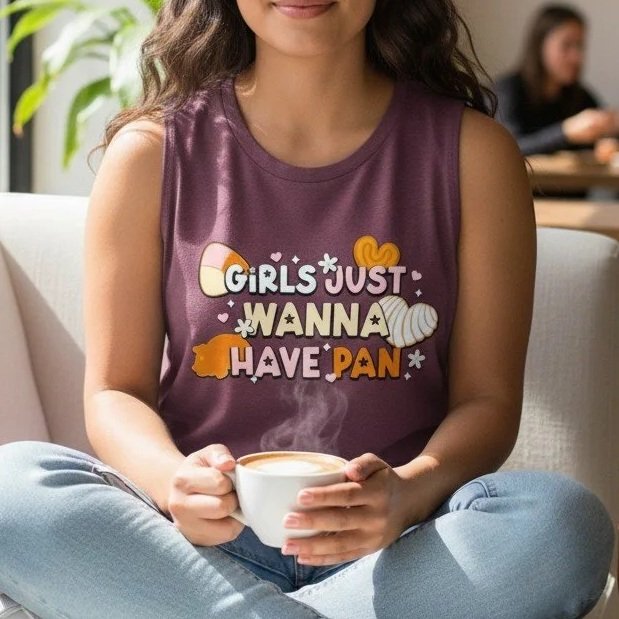 Girls Just Wanna Have Pan Muscle Tank