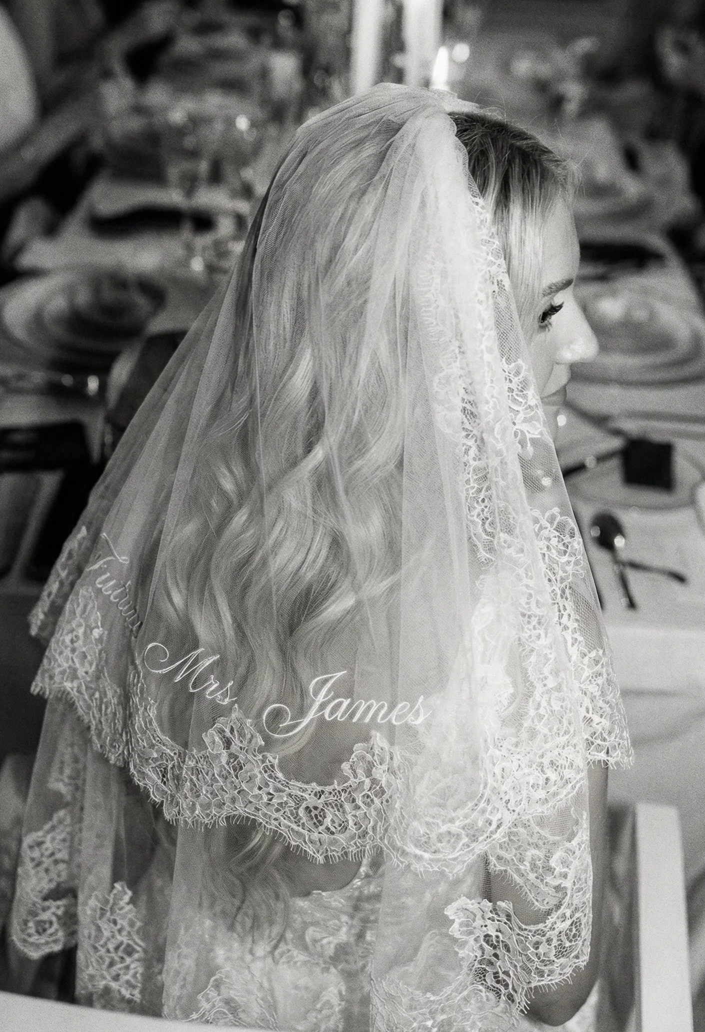 Lumiere and Grain Photography embroidered veil