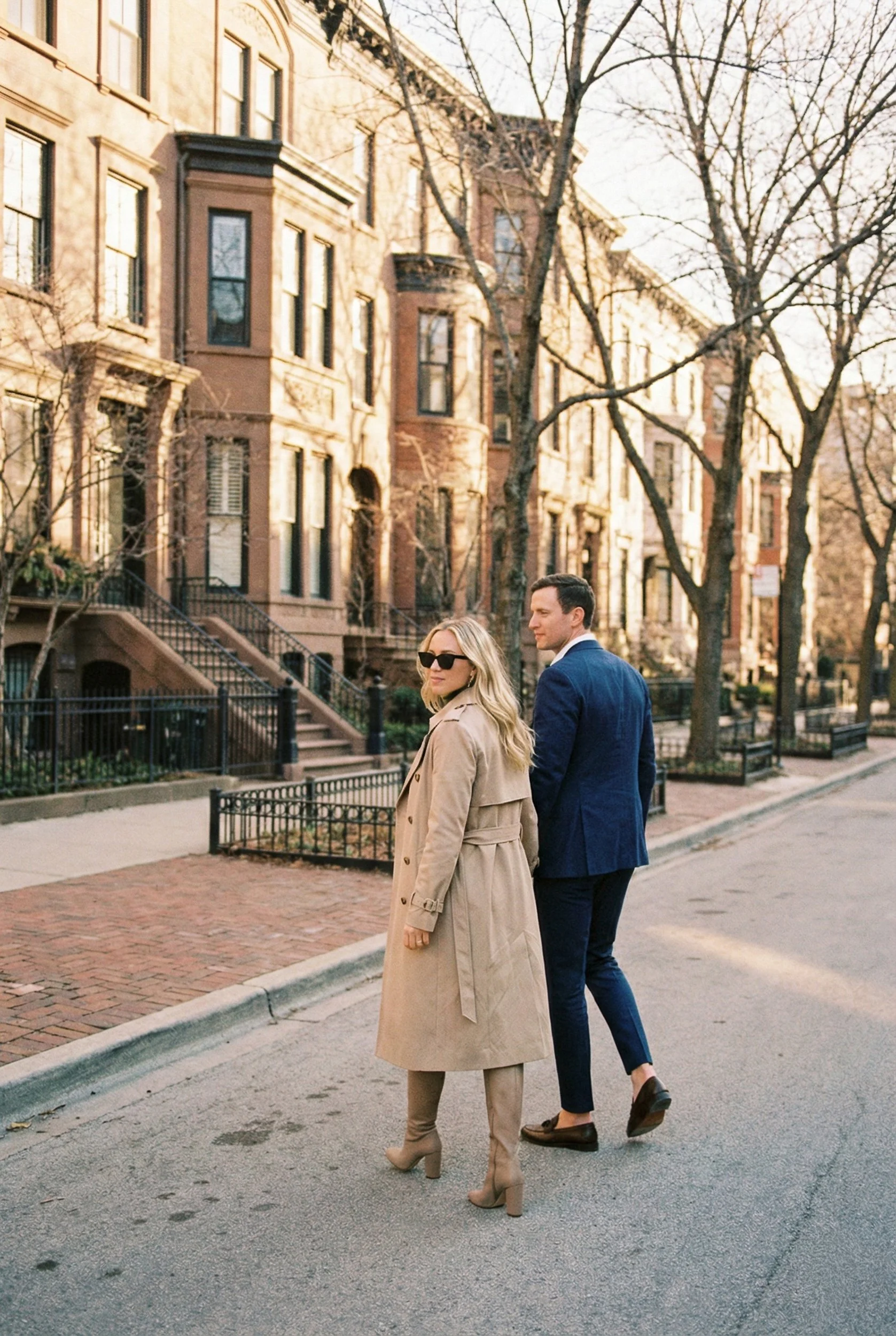 Lumiere and Grain lincoln park film engagement photography