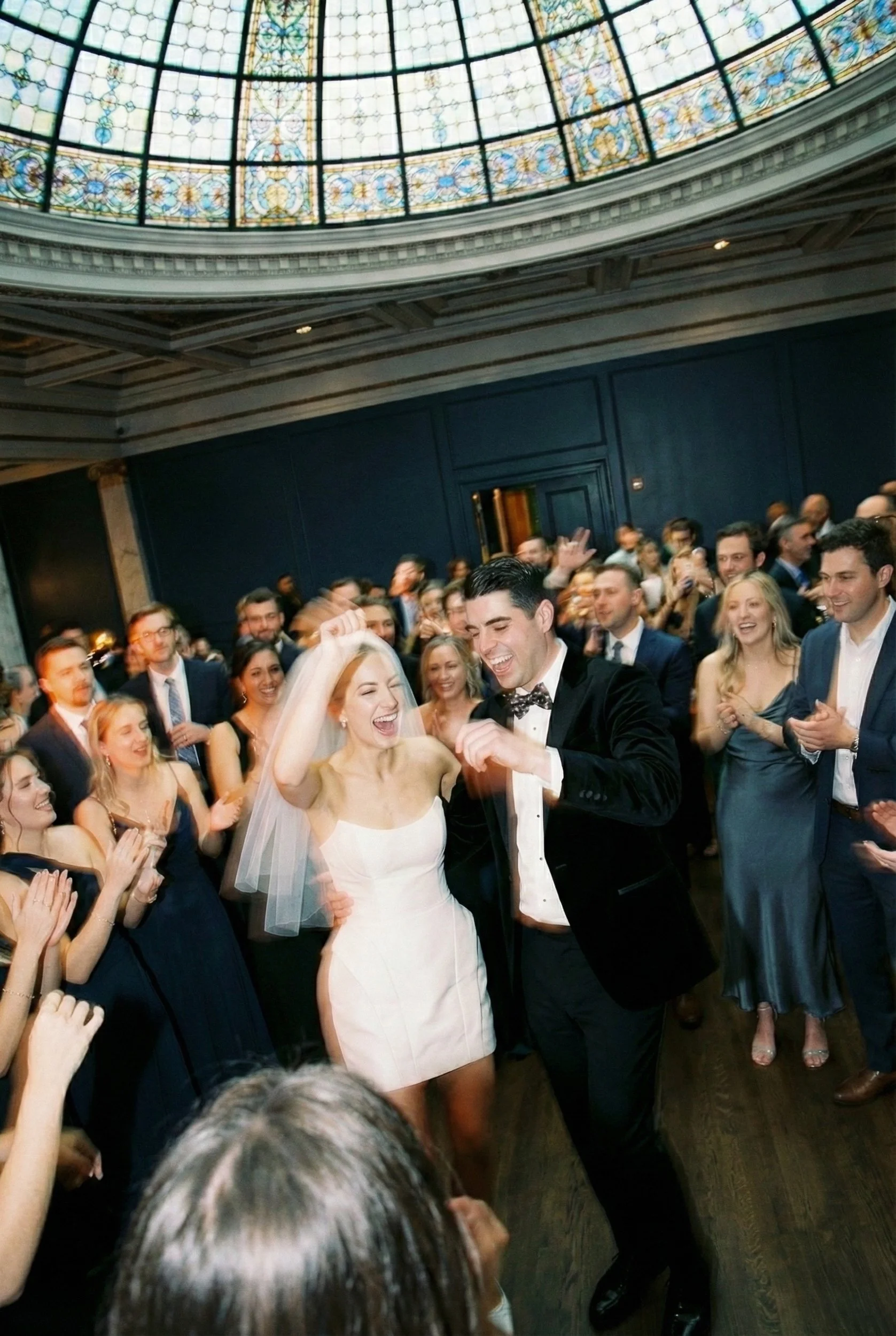 Lumiere and Grain Photography Chicago Cultural Center Reception Dancing