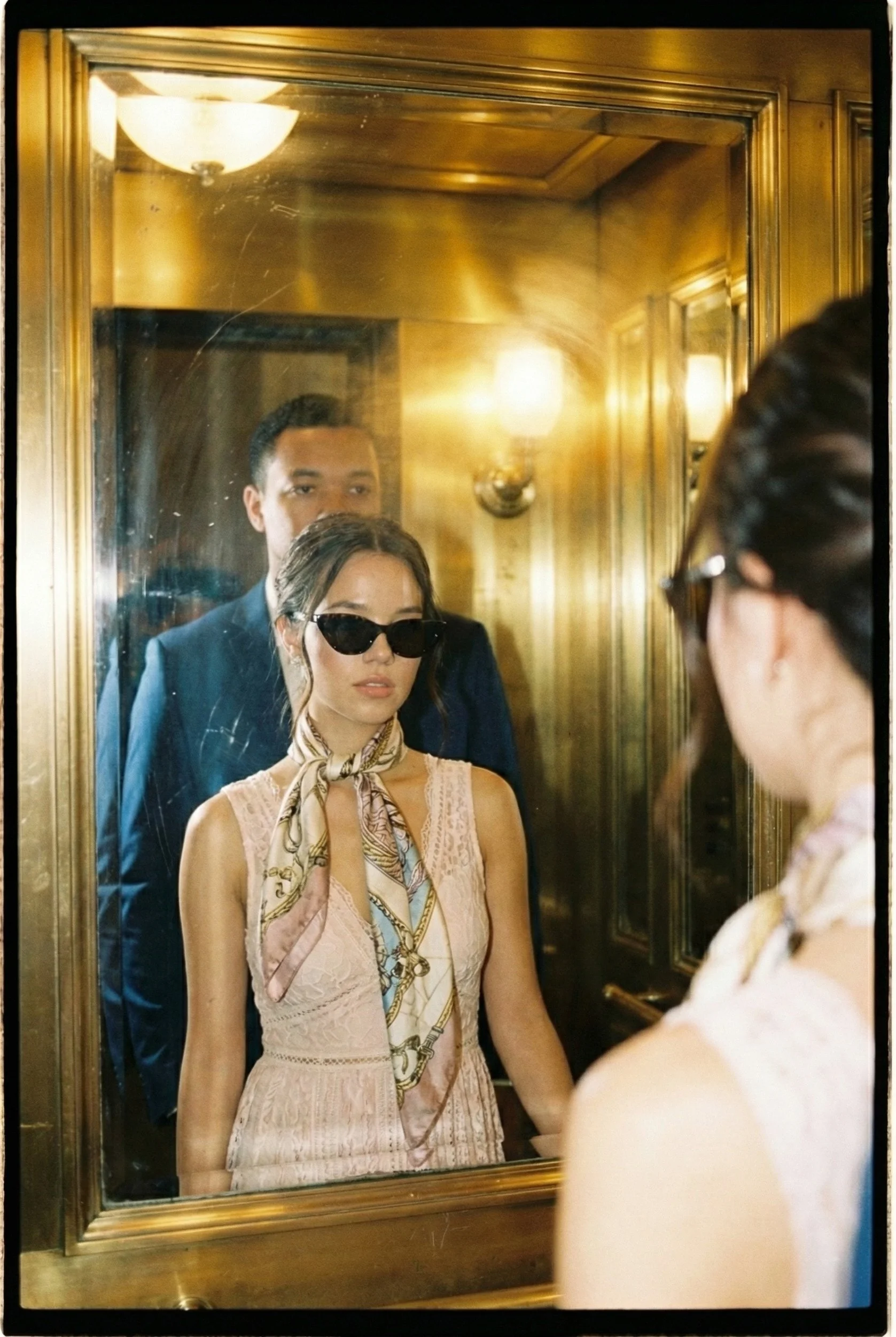 Lumiere and Grain Chicago Peninsula Hotel Mirror Hotel Reflection Photography