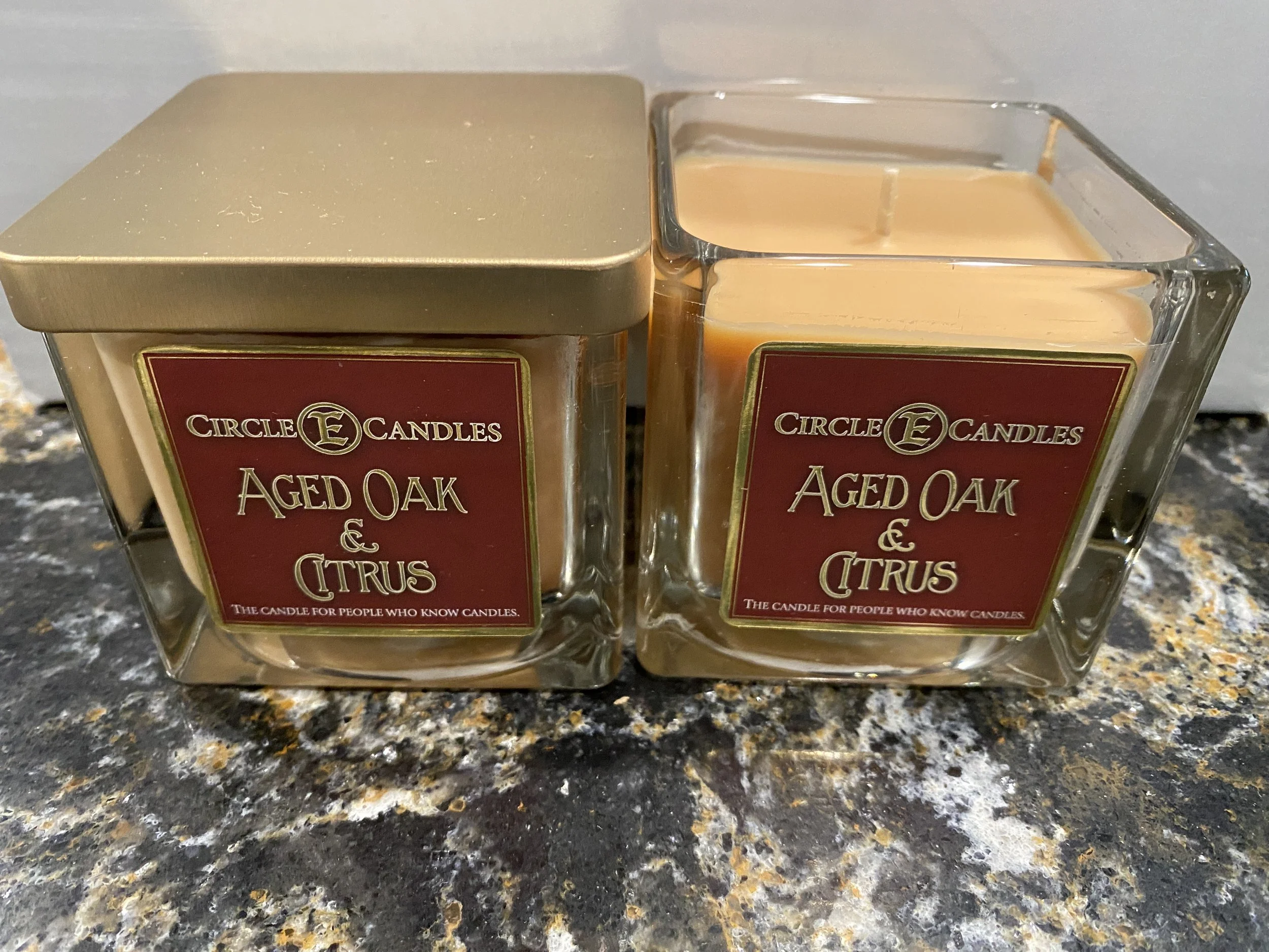 Aged Oak & Citrus - Circle E Candles