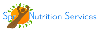 Logo for Spring Nutrition Services with a leaf and bird design