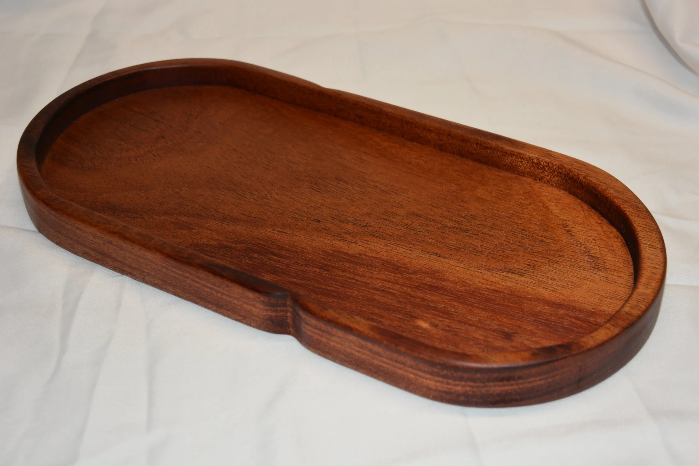 African Mahogany Knickknack Dish