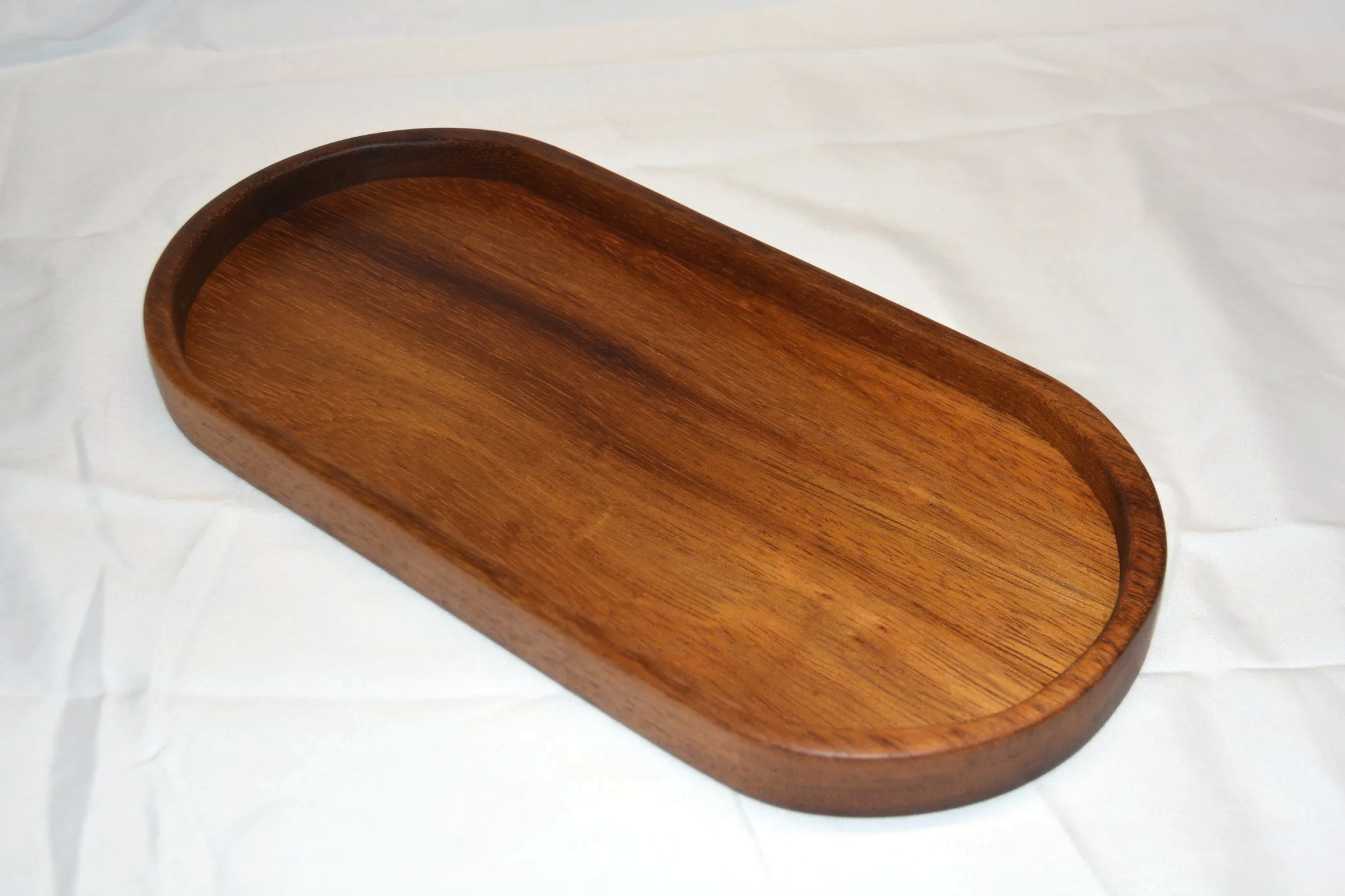 African Teak Knickknack Dish