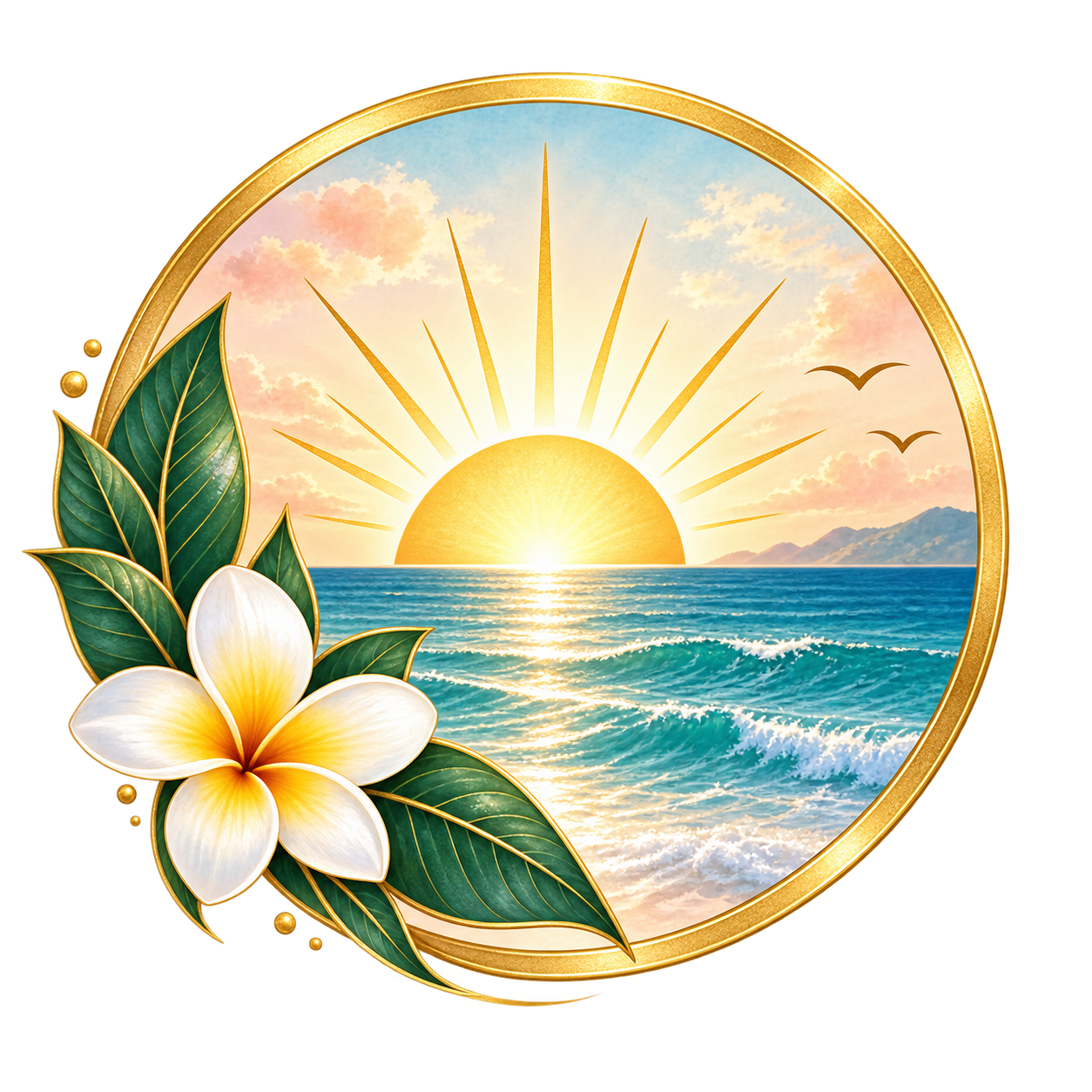 Sunrise over the ocean representing clarity and gaining perspective.