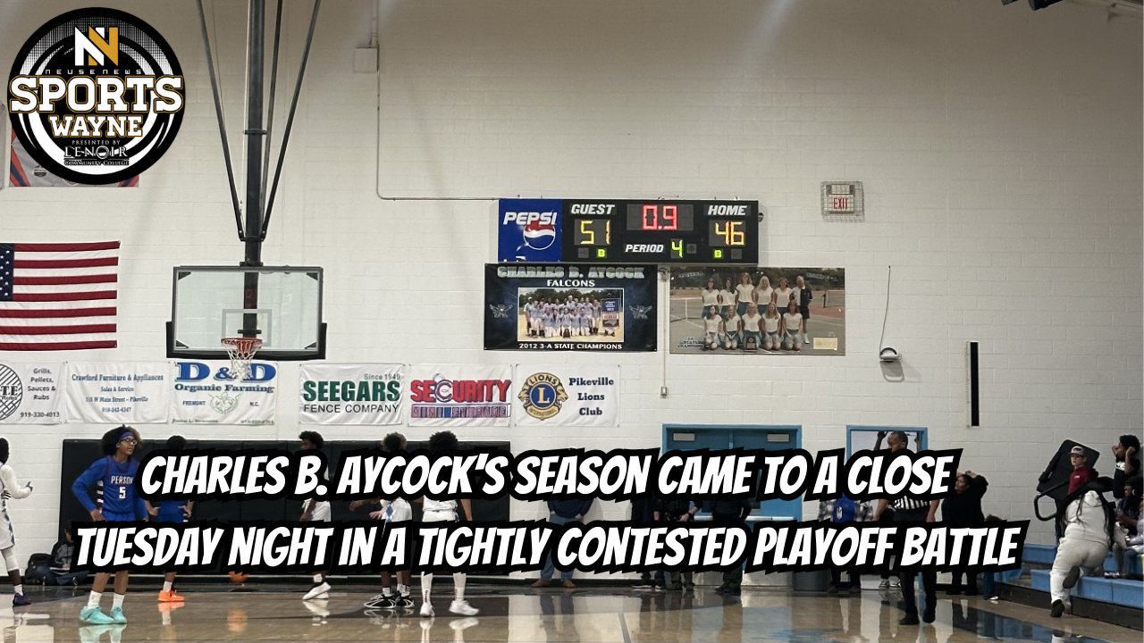 Charles B. Aycock’s season came to a close Tuesday night in a tightly contested playoff battle.